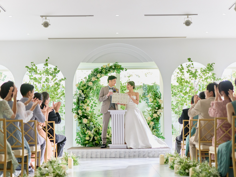 人前式は、おふたりオリジナル挙式が叶います